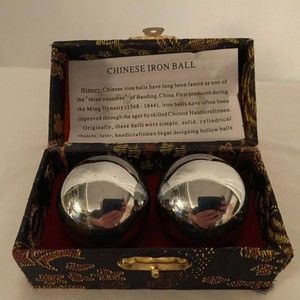 Chinese Iron Ball in box